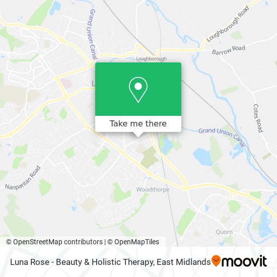 Luna Rose - Beauty & Holistic Therapy map