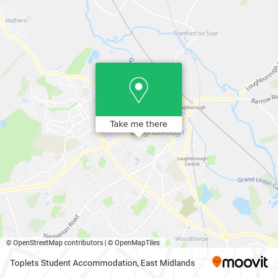 Toplets Student Accommodation map