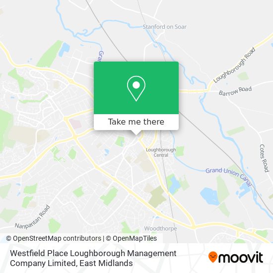 Westfield Place Loughborough Management Company Limited map