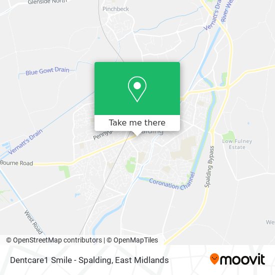 Dentcare1 Smile - Spalding map