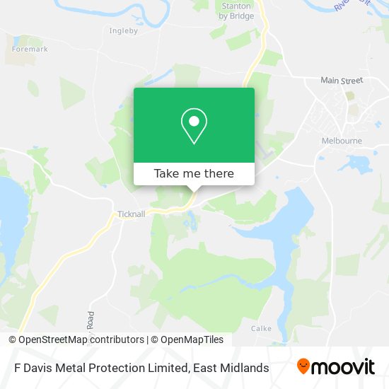 F Davis Metal Protection Limited map