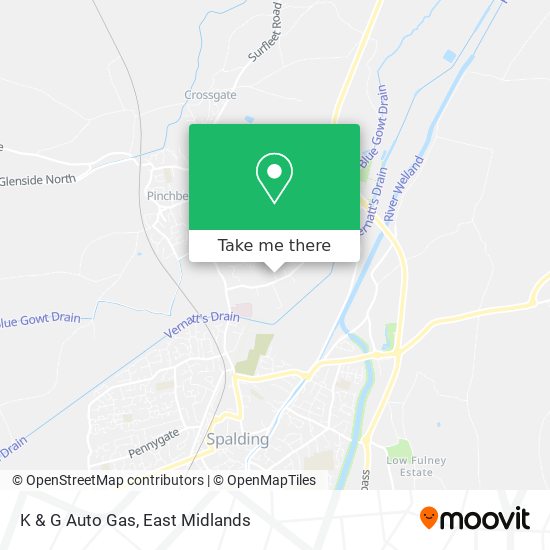 K & G Auto Gas map