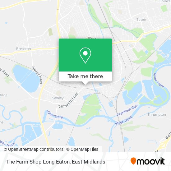 The Farm Shop Long Eaton map