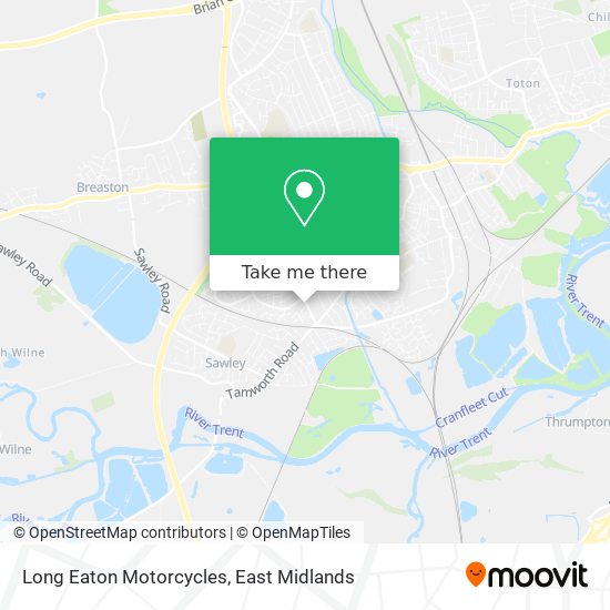 Long Eaton Motorcycles map