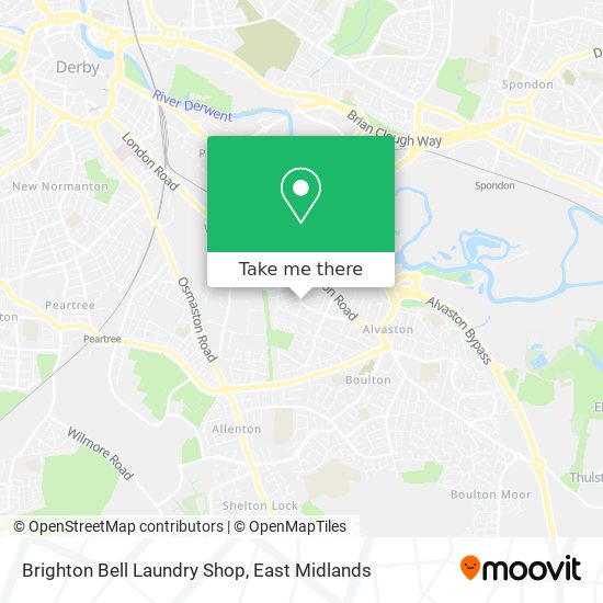 Brighton Bell Laundry Shop map