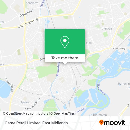 Game Retail Limited map