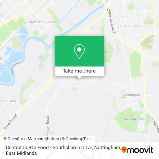 Central Co-Op Food - Southchurch Drive, Nottingham map