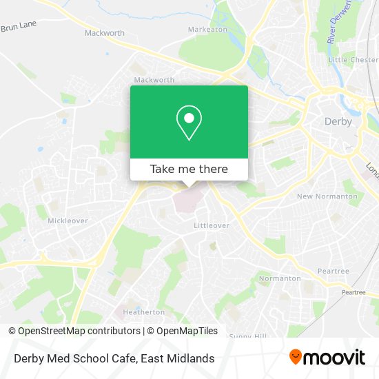 Derby Med School Cafe map
