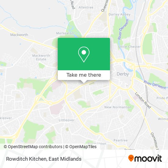 Rowditch Kitchen map