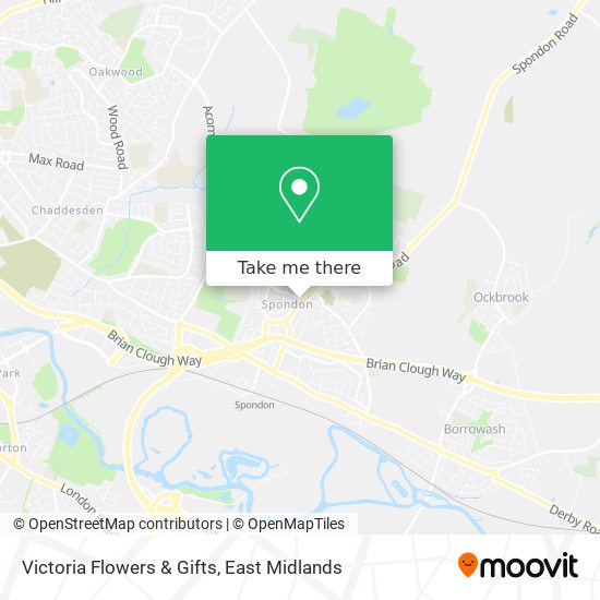 Victoria Flowers & Gifts map