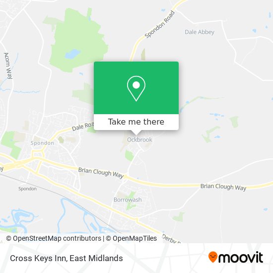 Cross Keys Inn map