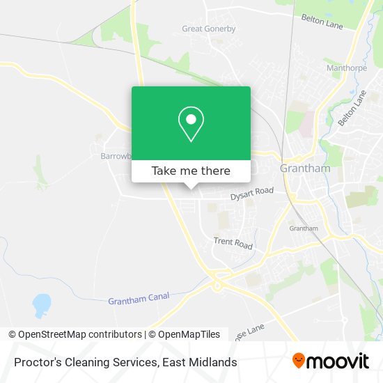 Proctor's Cleaning Services map