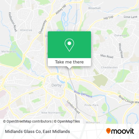 Midlands Glass Co map