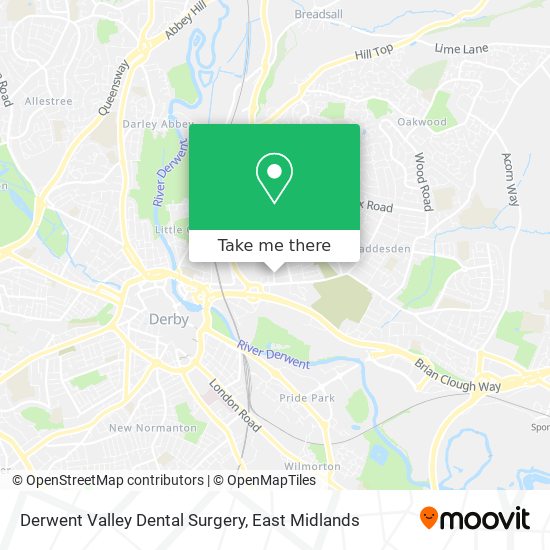 Derwent Valley Dental Surgery map