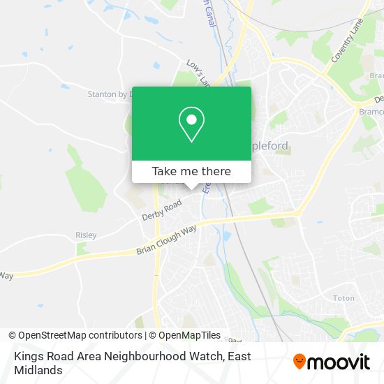 Kings Road Area Neighbourhood Watch map