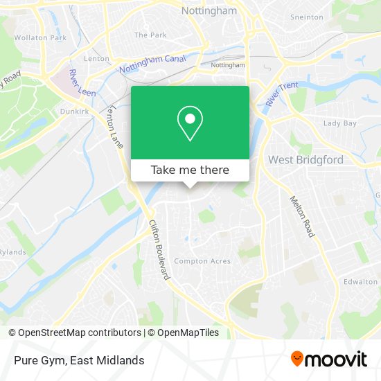 Pure Gym map