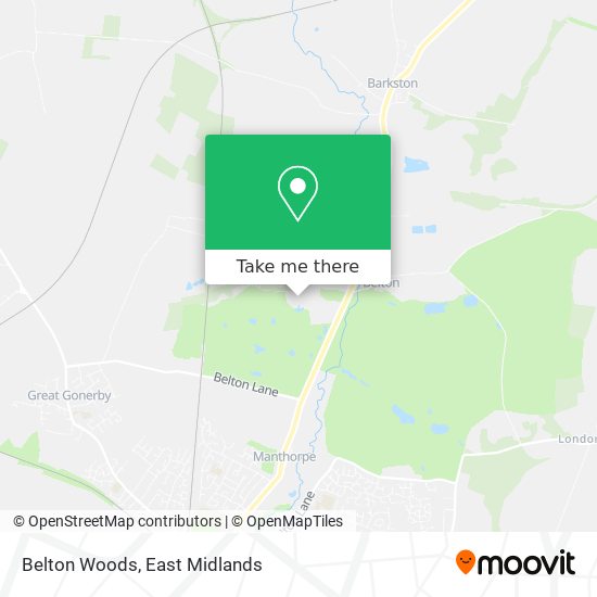 Belton Woods map