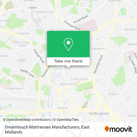 Dreamtouch Mattresses Manufacturers map