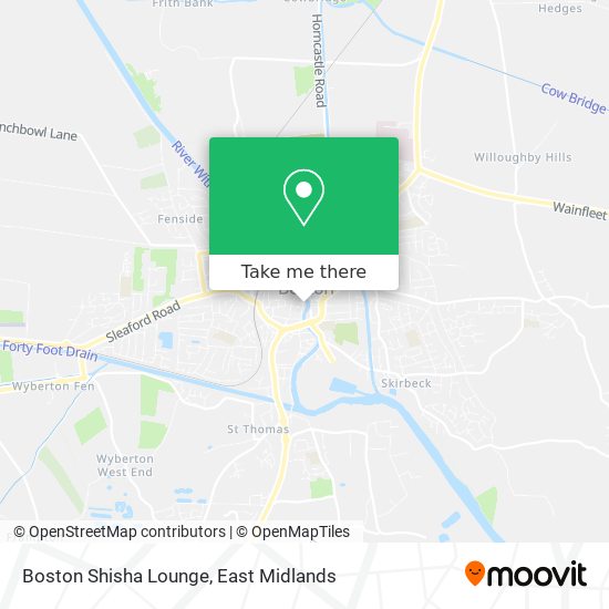 Boston Shisha Lounge map