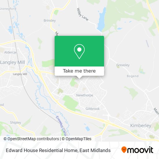 Edward House Residential Home map