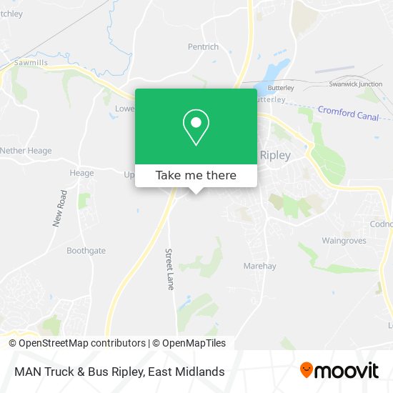 MAN Truck & Bus Ripley map