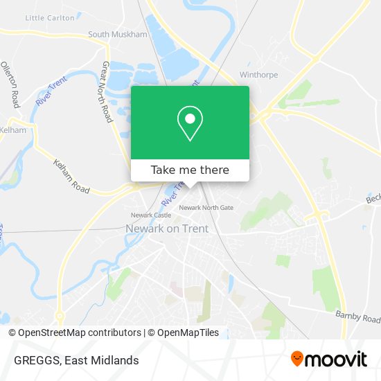 GREGGS map