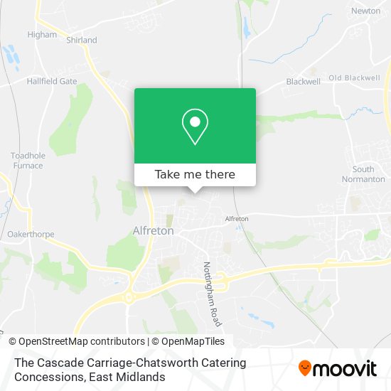 The Cascade Carriage-Chatsworth Catering Concessions map