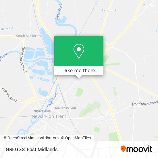 GREGGS map