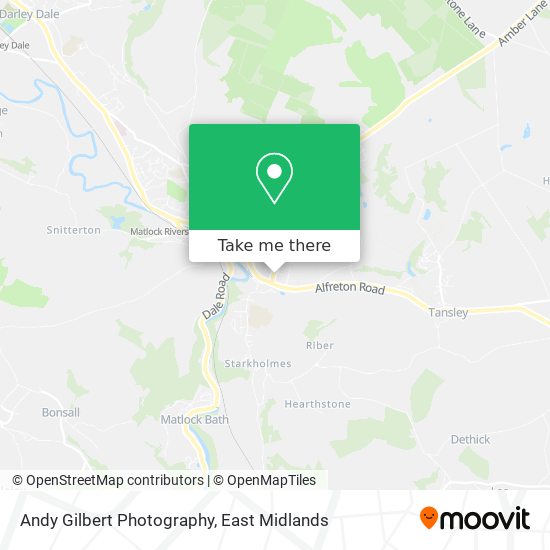 Andy Gilbert Photography map