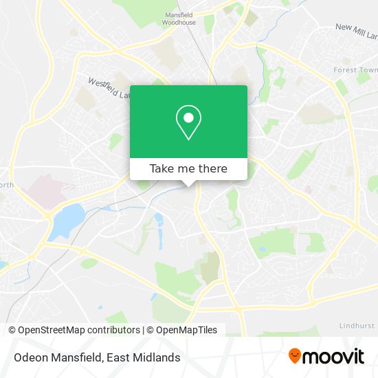 Odeon Mansfield map