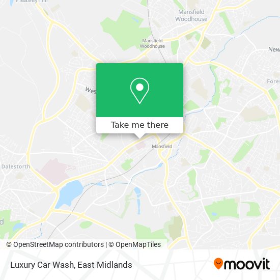 Luxury Car Wash map