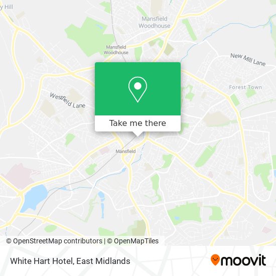 White Hart Hotel map