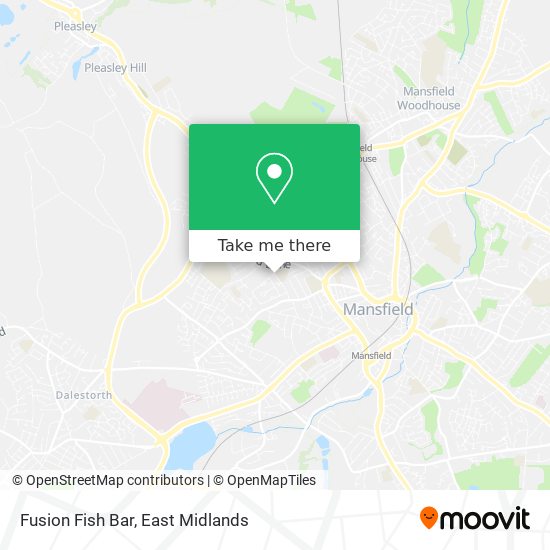 Fusion Fish Bar map