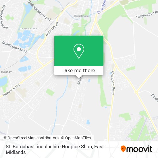 St. Barnabas Lincolnshire Hospice Shop map