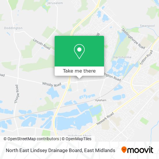 North East Lindsey Drainage Board map