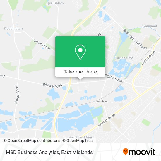 MSD Business Analytics map