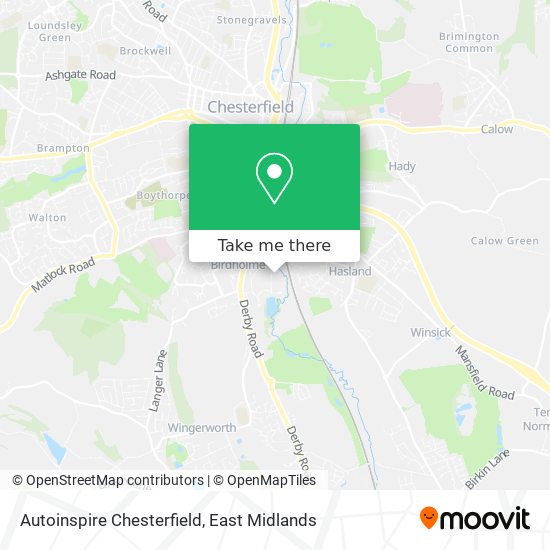 Autoinspire Chesterfield map