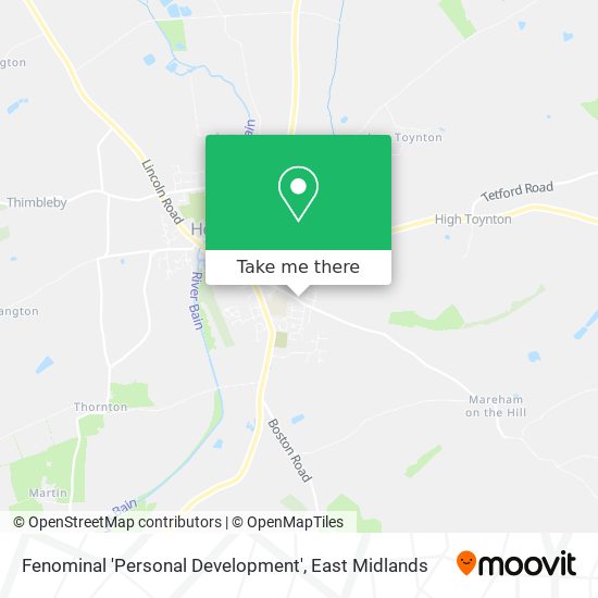 Fenominal 'Personal Development' map