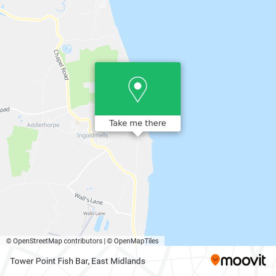 Tower Point Fish Bar map