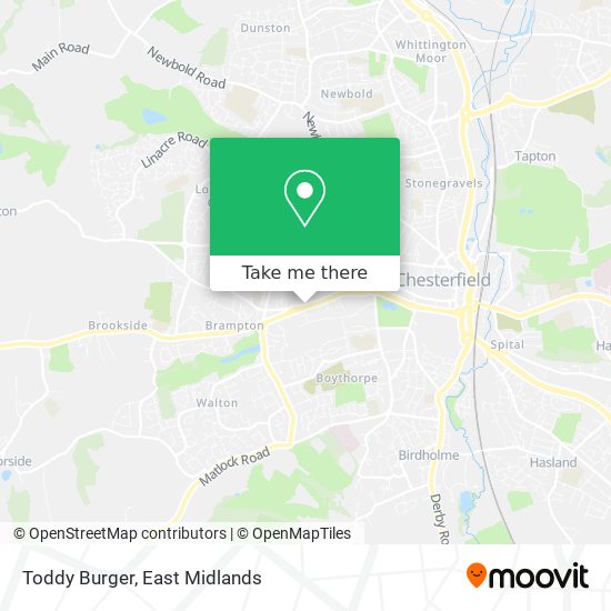 Toddy Burger map