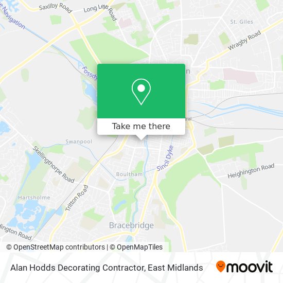 Alan Hodds Decorating Contractor map