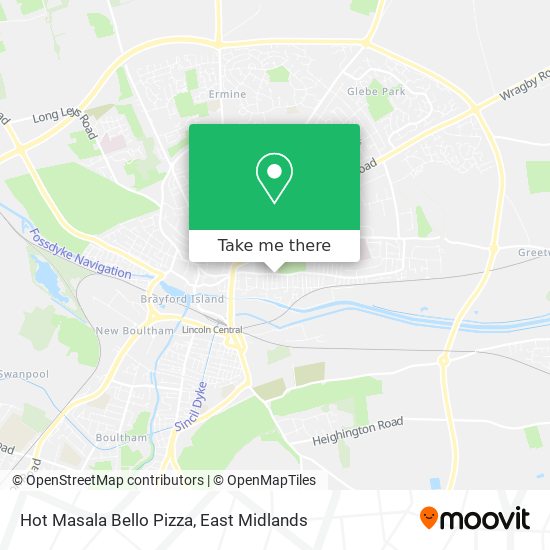 Hot Masala Bello Pizza map