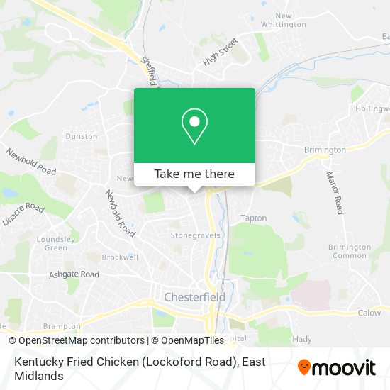 Kentucky Fried Chicken (Lockoford Road) map