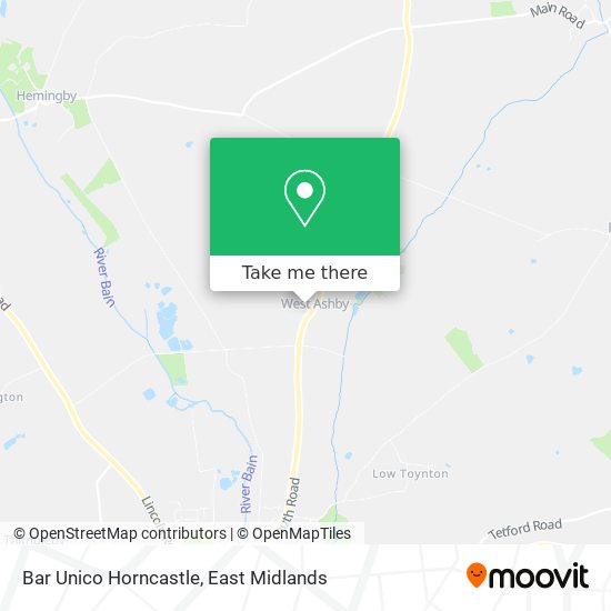 Bar Unico Horncastle map