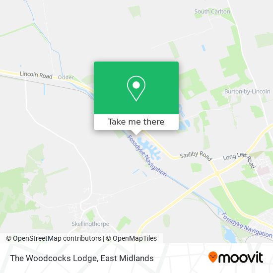 The Woodcocks Lodge map