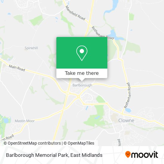 Barlborough Memorial Park map