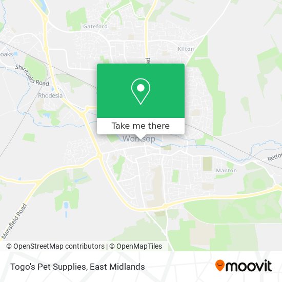 Togo's Pet Supplies map