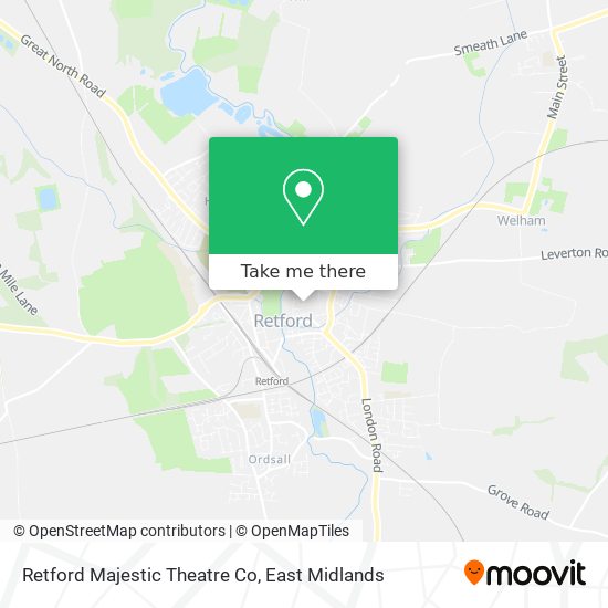 Retford Majestic Theatre Co map