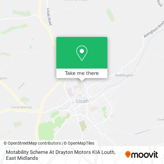 Motability Scheme At Drayton Motors KIA Louth map