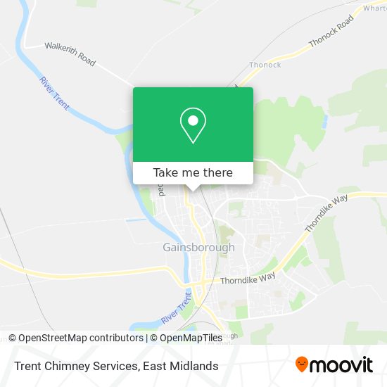 Trent Chimney Services map